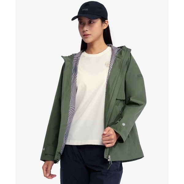 エーグル（AIGLE）/GORE−TEX ゴアテックス 防風 撥水 透湿 軽量 パッカブルフーデッドジャケット_3