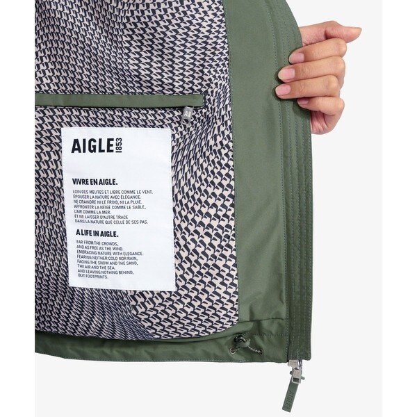 エーグル（AIGLE）/GORE−TEX ゴアテックス 防風 撥水 透湿 軽量 パッカブルフーデッドジャケット_6
