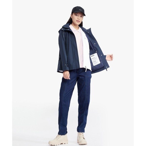 エーグル（AIGLE）/GORE−TEX ゴアテックス 防水 撥水 防風 透湿 2レイヤーフーデッドハイキングジャケット /_2