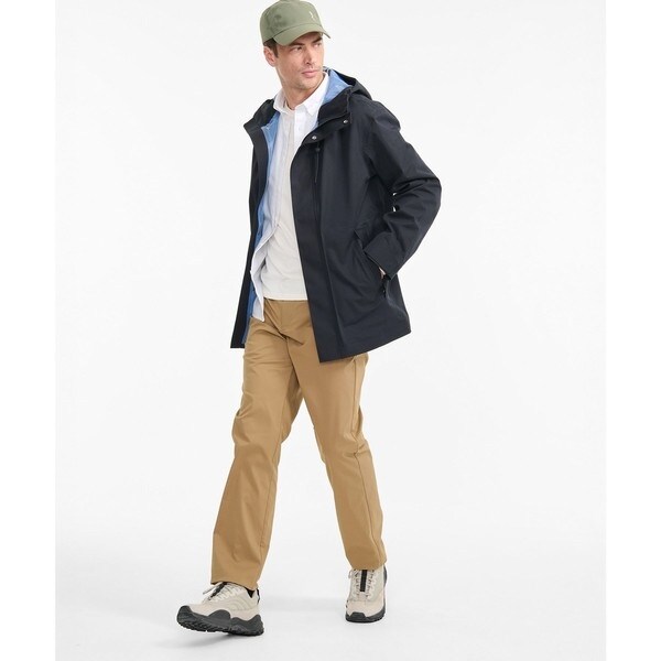 エーグル（AIGLE）/MTD防水 透湿 フーデッドミドル丈ジャケット 