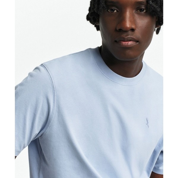 エーグル（AIGLE）/バードロゴ刺繍 オーガニックコットン半袖Tシャツ