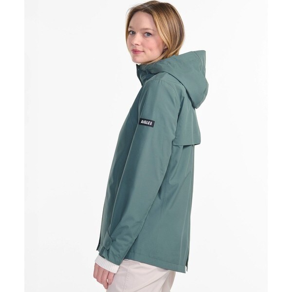 エーグル（AIGLE）/GORE−TEX ゴアテックス 防風 防水 撥水 透湿 フィッシュテールフーデッドジャケット_3