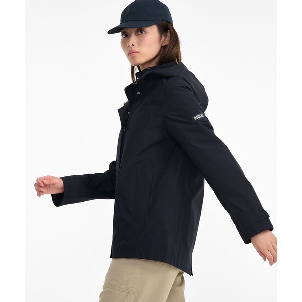 エーグル（AIGLE）/GORE−TEX ゴアテックス 防風 防水 撥水 透湿 フィッシュテールフーデッドジャケット_9