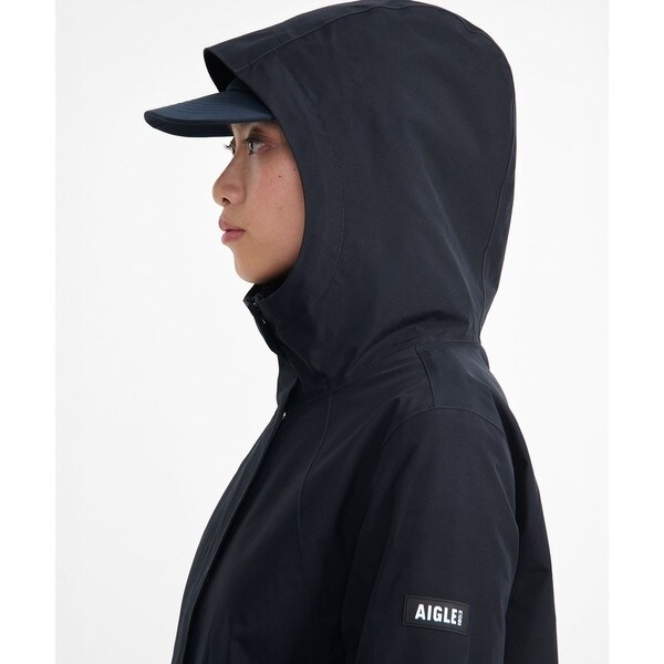 エーグル（AIGLE）/GORE−TEX ゴアテックス 防風 防水 撥水 透湿 フィッシュテールフーデッドジャケット_10