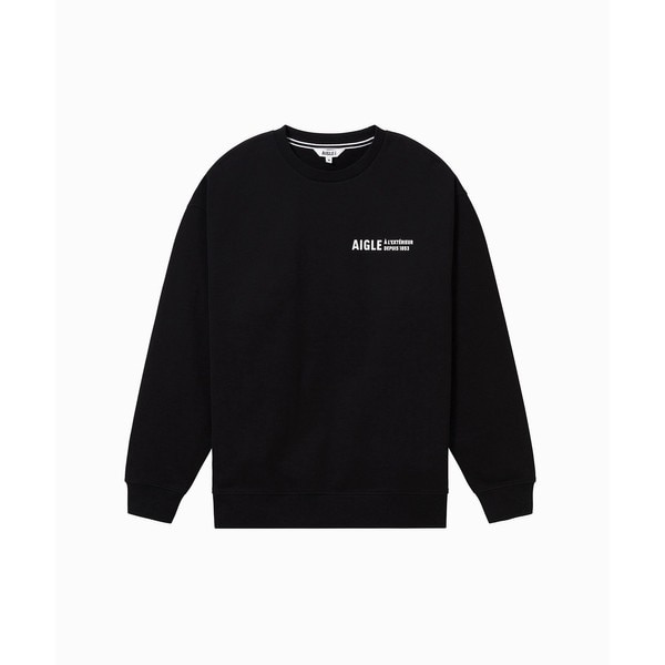 エーグル（AIGLE）/クルーネックロゴスウェットシャツ