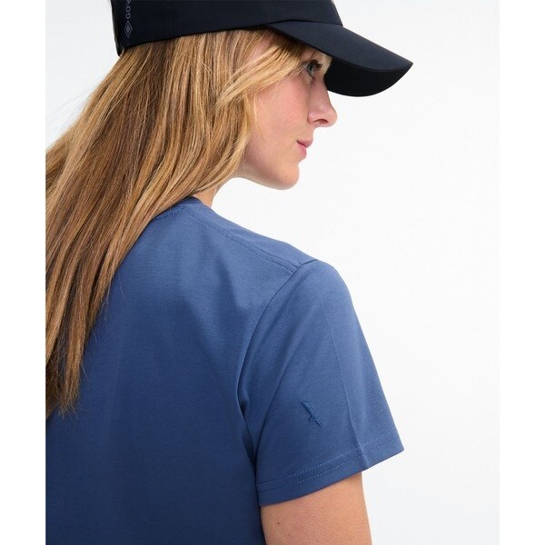 エーグル（AIGLE）/UVカット 吸水速乾 リバティプリントロゴ半袖T