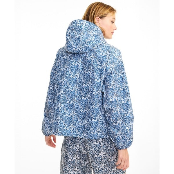 エーグル（AIGLE）/撥水リバティプリントフーデッドジャケット_5