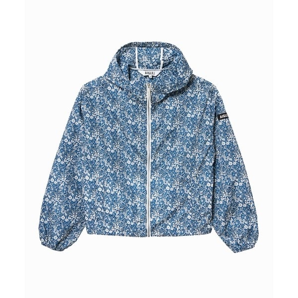 エーグル（AIGLE）/撥水リバティプリントフーデッドジャケット_18