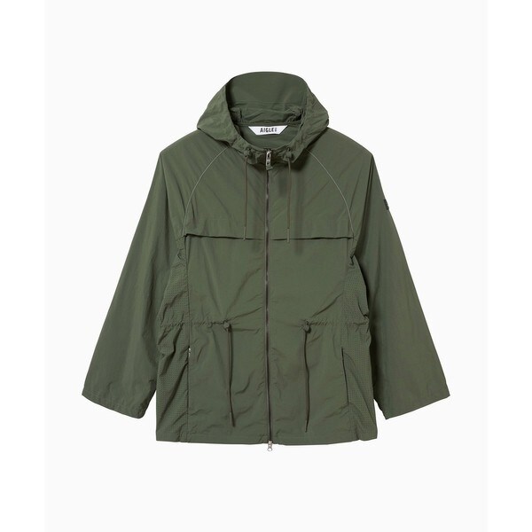 エーグル（AIGLE）/軽量 撥水 UVカット パッカブル ライトウェイトフーデッドナイロンジャケット