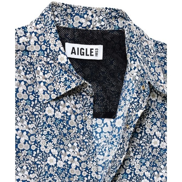 エーグル（AIGLE）/リバティプリントショートスリーブシャツ_17