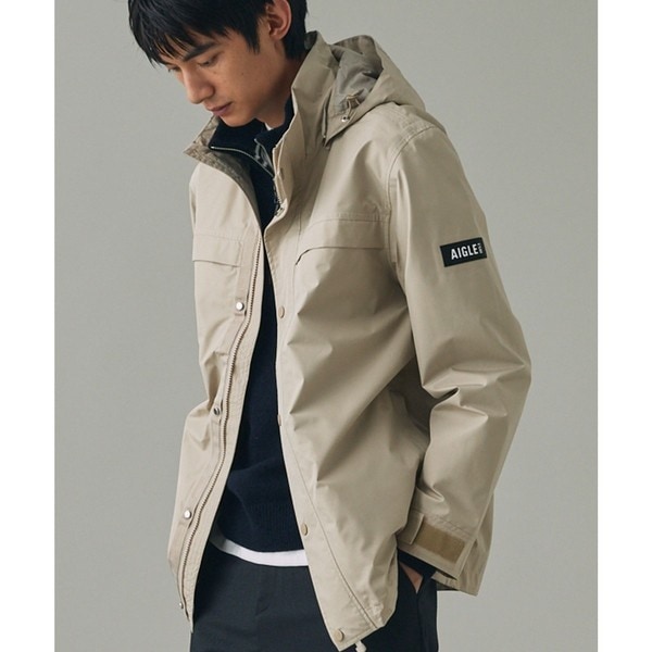 エーグル（AIGLE）/GORE−TEX ゴアテックス 防水性・透湿性・防風性 2レイヤージャケット RP フード取り外し可