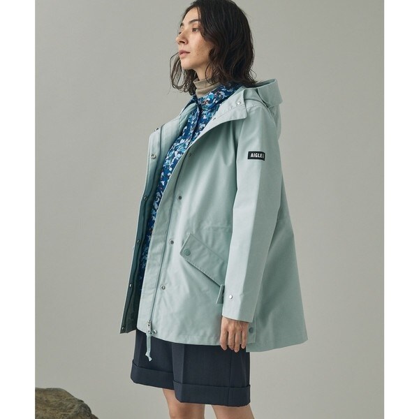 エーグル（AIGLE）/GORE−TEX ゴアテックス 防水 透湿 防風 2レイヤーロングジャケット RP_1