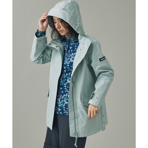 エーグル（AIGLE）/GORE−TEX ゴアテックス 防水 透湿 防風 2レイヤーロングジャケット RP_9
