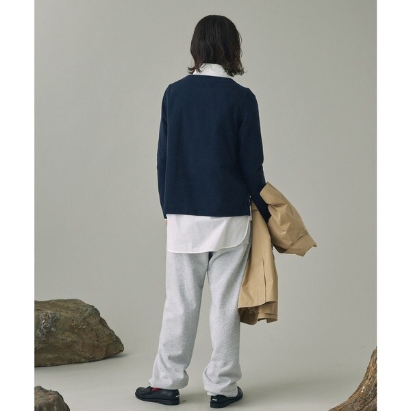 エーグル（AIGLE）/サイドスリットボタン クルーネックフリースプルオーバー_8