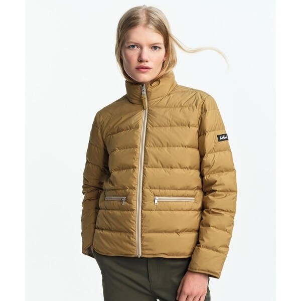 エーグル（AIGLE）/撥水 ショートキルティングダウンジャケット T−KIT_12