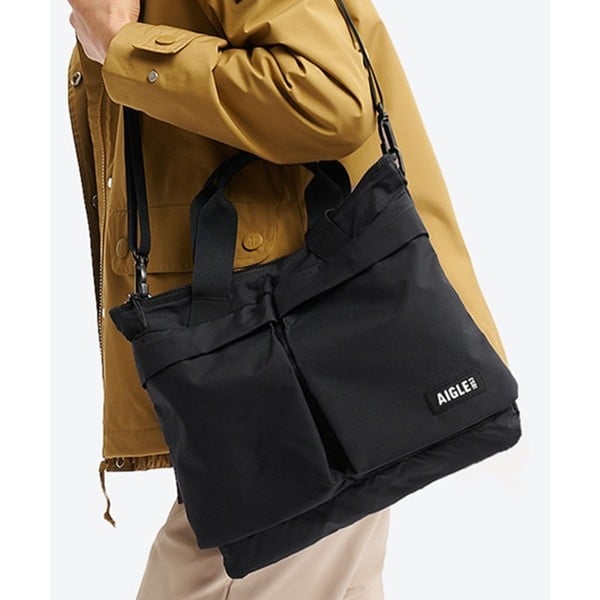 エーグル（AIGLE）/撥水リサイクルナイロン 2way ショルダートートバッグ RP