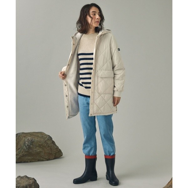 エーグル（AIGLE）/ウールブレンド ボーダーニットモックネックセーター_6