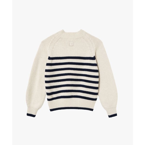 エーグル（AIGLE）/ウールブレンド ボーダーニットモックネックセーター_14