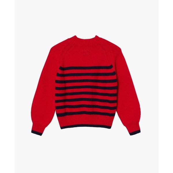 エーグル（AIGLE）/ウールブレンド ボーダーニットモックネックセーター_18