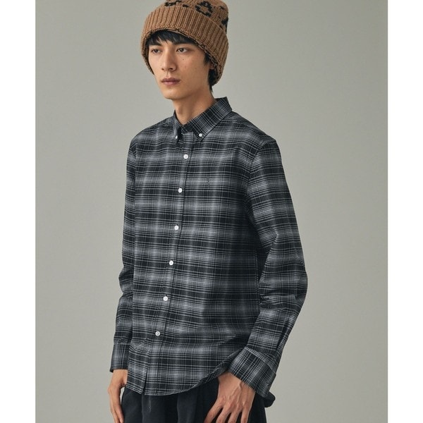 エーグル（AIGLE）/吸水速乾 オックスフォードボタンダウンチェックシャツ