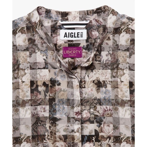 エーグル（AIGLE）/【LIBERTY】 ロングスリーブブラウス_16