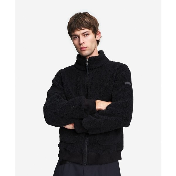 エーグル（AIGLE）/ジップアップシェルパフリース