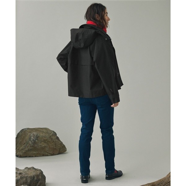 エーグル（AIGLE）/GORE TEX ゴアテックス 防風 防水 透湿 2レイヤー ショートトレンチコート / フード脱着_8