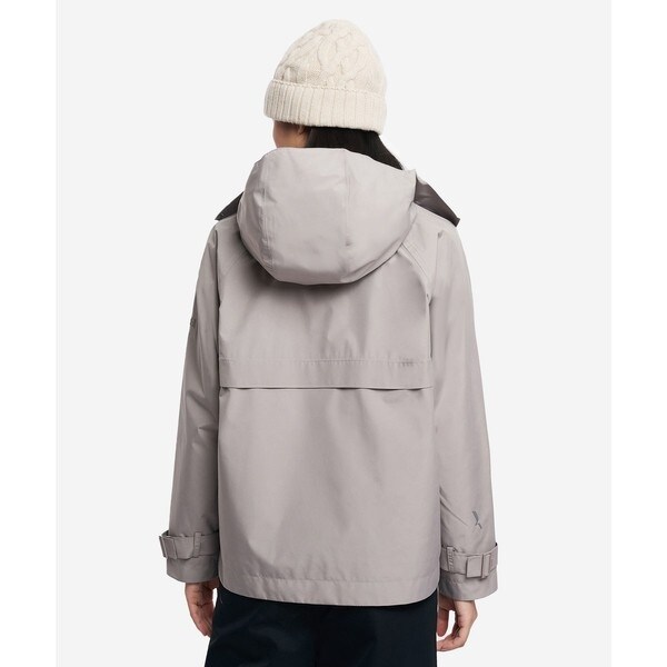 エーグル（AIGLE）/GORE TEX ゴアテックス 防風 防水 透湿 2レイヤー ショートトレンチコート / フード脱着_11