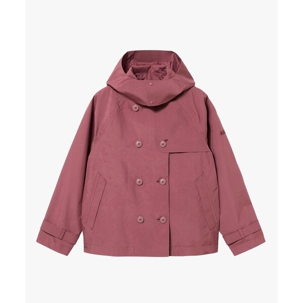 エーグル（AIGLE）/GORE TEX ゴアテックス 防風 防水 透湿 2レイヤー ショートトレンチコート / フード脱着_19