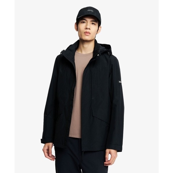 エーグル（AIGLE）/GORE−TEX ゴアテックス 防水 防風 透湿 2レイヤー ジャケット RP / フード付け外し可