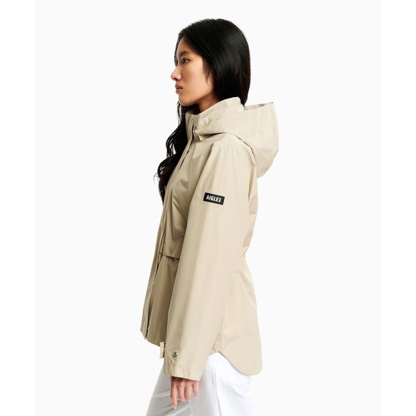 【NEW】エーグル（AIGLE）/GORE−TEX ゴアテックス 防水 透湿 防風 2レイヤー ミドル丈ジャケット / フード取り外し_6