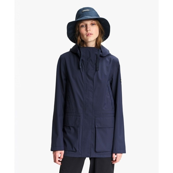 エーグル（AIGLE）/透湿防水 フラップポケット フィッシュテールジャケット