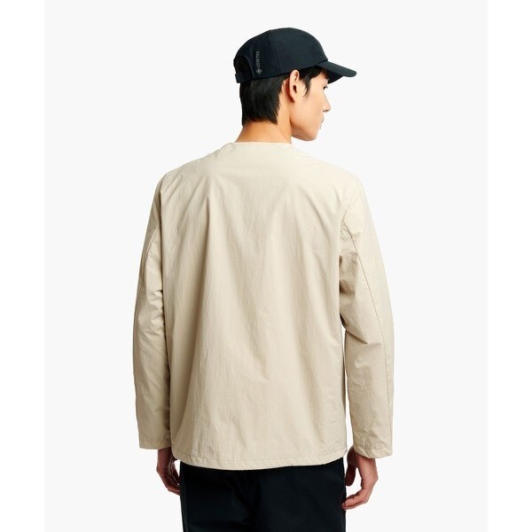 エーグル（AIGLE）/撥水 Vネック ノーカラージャケット_11