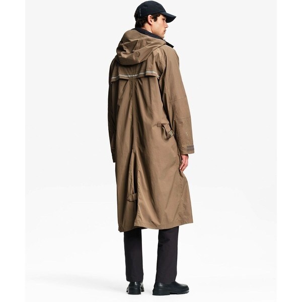 エーグル（AIGLE）/透湿防水 リフレクティブ サイクリング ロングレインコート_8