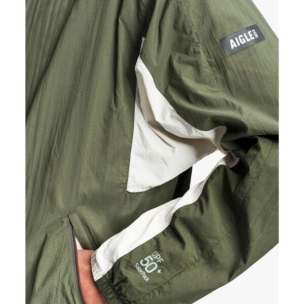エーグル（AIGLE）/【UPF50+ SolarPack】 UVカット ソーラーパック パッカブル フーデッドジャケット_12