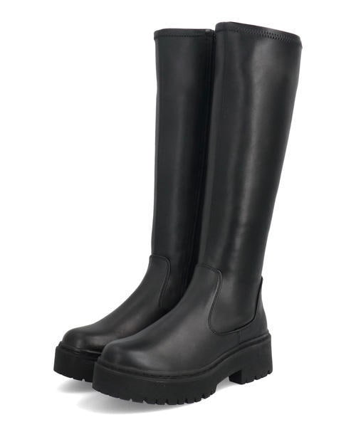 アスビー（ASBee）/heal me ヒールミー レディース ストレッチボリュームソールロングブーツ 厚底 224408