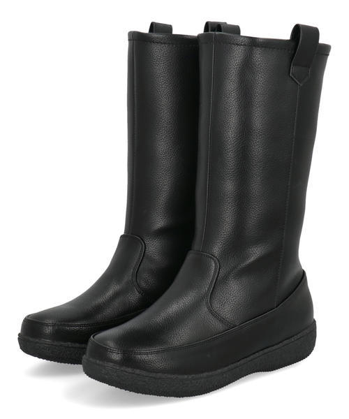 アスビー（ASBee）/North Date スパイク付きウィンターブーツ【耐水/折りたたみ金属スパイク/蓄熱保温】