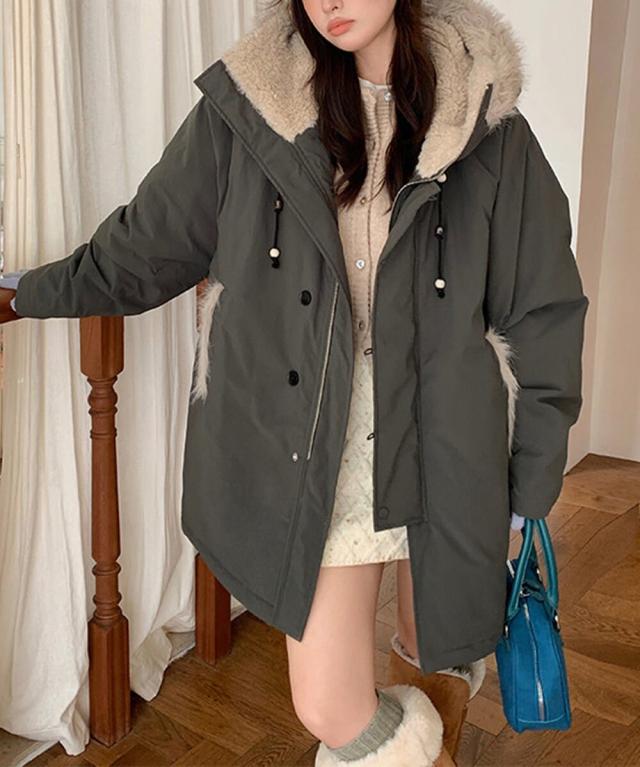 ニュージェントルマン（NEW GENTLEMAN）/オスロ ボアフード ミリタリージャケット/コート