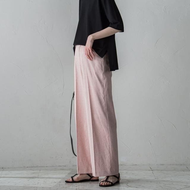 ラエフ（la．f．．．）/【大きいサイズ】シェルタリングドライワイドパンツ≪洗濯機で洗える/セットアップ対応≫