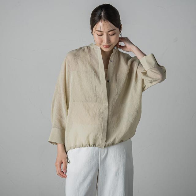 ラエフ（la．f．．．）/【大きいサイズ】アンティークガーゼジャケット≪洗濯機で洗える≫の通販は 8,276円