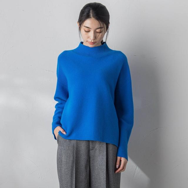 ラエフ（la．f．．．）/【大きいサイズ/カタログ掲載】CHESSハイネックニットプルオーバー