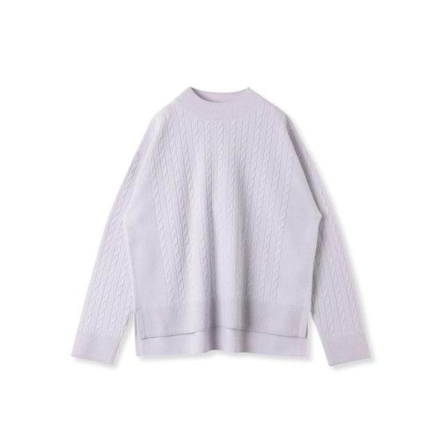 NEW】ラエフ（la．f．．．）/【大きいサイズ】ケーブルニットの通販は