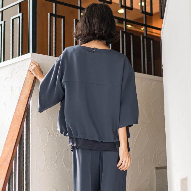 ラエフ（la．f．．．）/【大きいサイズ】【旅楽シリーズ】”シワレス”ジップアップブルゾン≪洗濯機で洗える≫