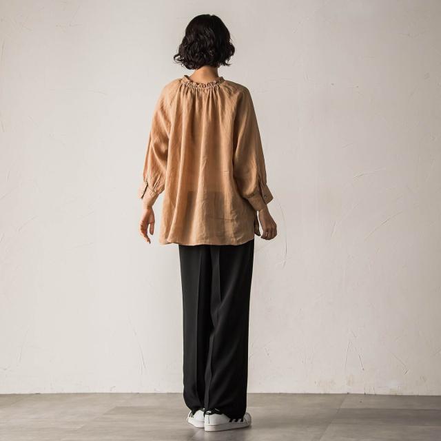 ラエフ（la．f．．．）/【大きいサイズ】【biyori】ラミーブラウス