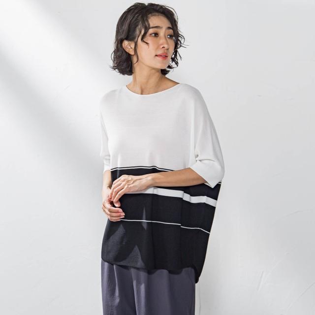 ラエフ（la．f．．．）/【大きいサイズ】ドルマンスリーブニット≪手洗い可能≫