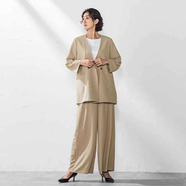 ラエフ（la．f．．．）/【大きいサイズ】キレリジャケット≪手洗い可能