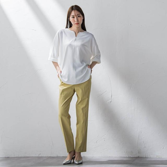 ラエフ（la．f．．．）/【大きいサイズ】キレリブラウス≪洗濯機で