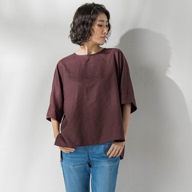 ラエフ（la．f．．．）/【大きいサイズ】【biyori】麻調ヴィンテージ