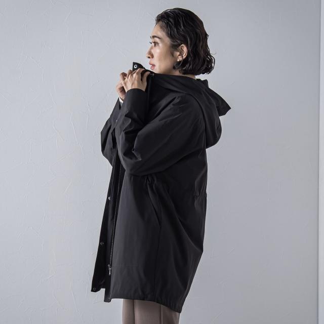 ラエフ（la．f．．．）/【大きいサイズ】パーテーションダウンマンパ≪洗濯機で洗える≫_4