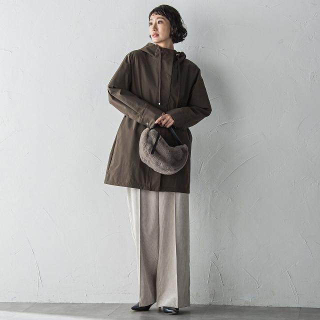 ラエフ（la．f．．．）/【大きいサイズ】パーテーションダウンマンパ≪洗濯機で洗える≫_12